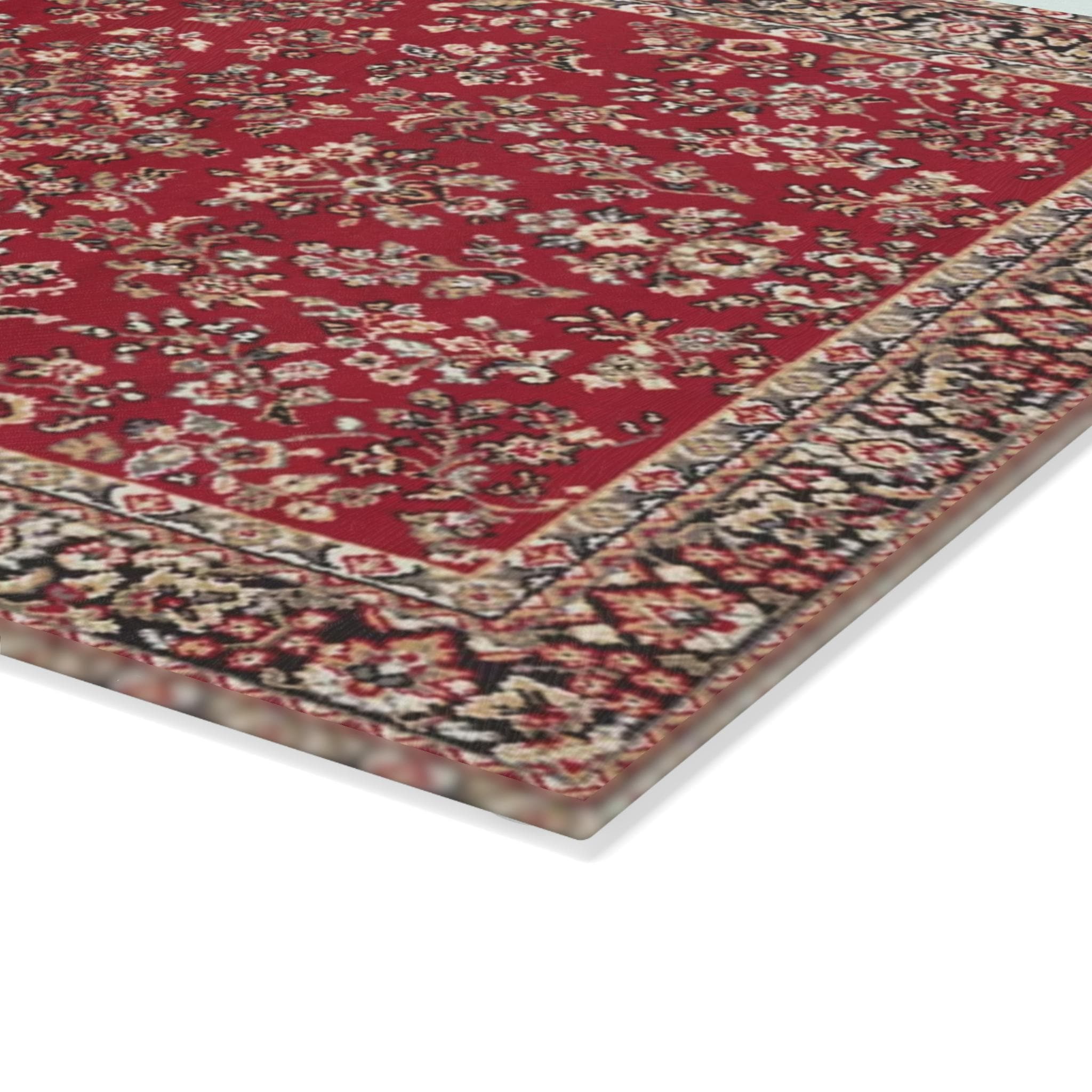 東洋風デザインのカッティングボード（赤） - Etsy 日本