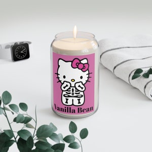 Vanilla Bean Hello Kitty Birthday Gift Candle Gift Comfort Spice & Sea Breeze Scented Candle, 13.75oz image 5