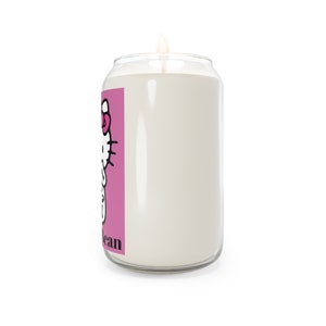 Vanilla Bean Hello Kitty Birthday Gift Candle Gift Comfort Spice & Sea Breeze Scented Candle, 13.75oz image 3