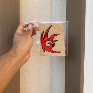 Fan made Shadow the Hedgehog Logo Embroidered Patch