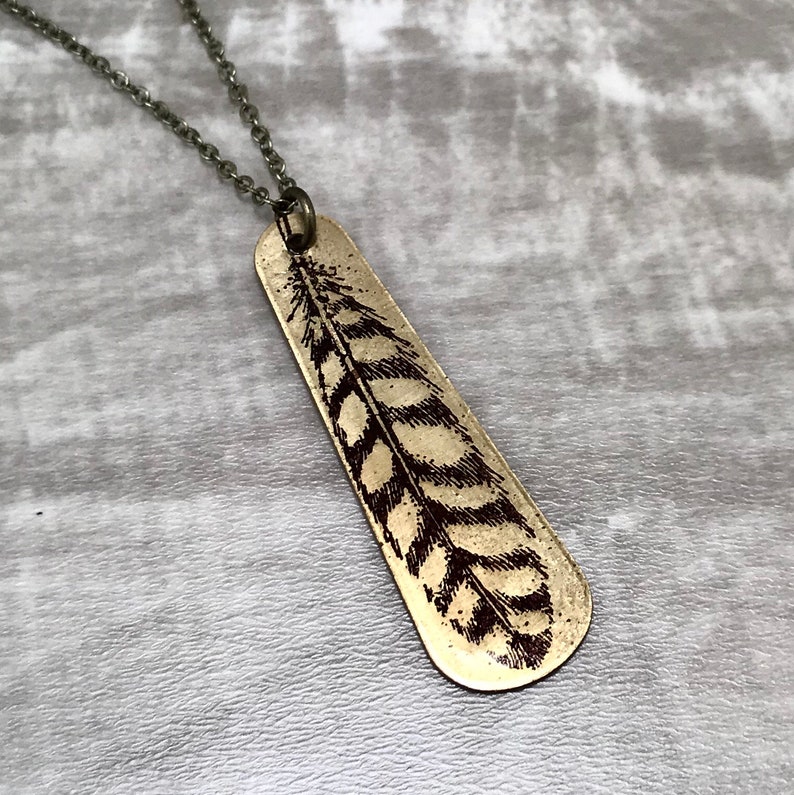 Antique Brass Necklace