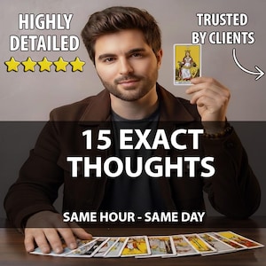 15 Exact Thoughts From Your Person Psychic Reading | Love & Relationship Intuitive Tarot