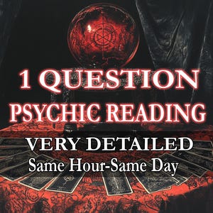 1 Eine Frage Psychic Reading, Detaillierte Tarot-Lesung, Schnelle Antwort, Keine Werkzeuge, Keine Karten, Genaue Psychic Reading, Psychic Liebe Reading