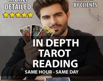 Lecture du tarot, lecture approfondie des médiums, concentration sur une question, livraison au format PDF, guidage intuitif haute précision même heure - même jour