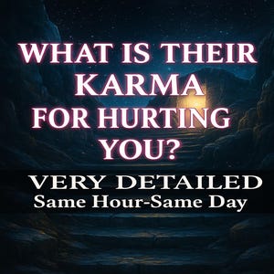 ¿Cuál es su karma por hacerte daño? Lectura de tarot psíquica a la misma hora, lectura de expareja, muy detallada a la misma hora y al mismo día.