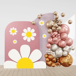 Pacote de recorte de margarida | Grande decoração margaridas retrô descoladas | Download instantâneo