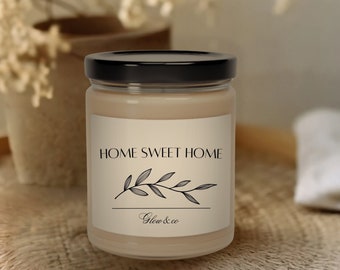 Soy Candle 9oz, Home decor, Gift for freinds and familly, Hand made, Unique design, Scented candles, Custom Candles, Natural candles, Relax