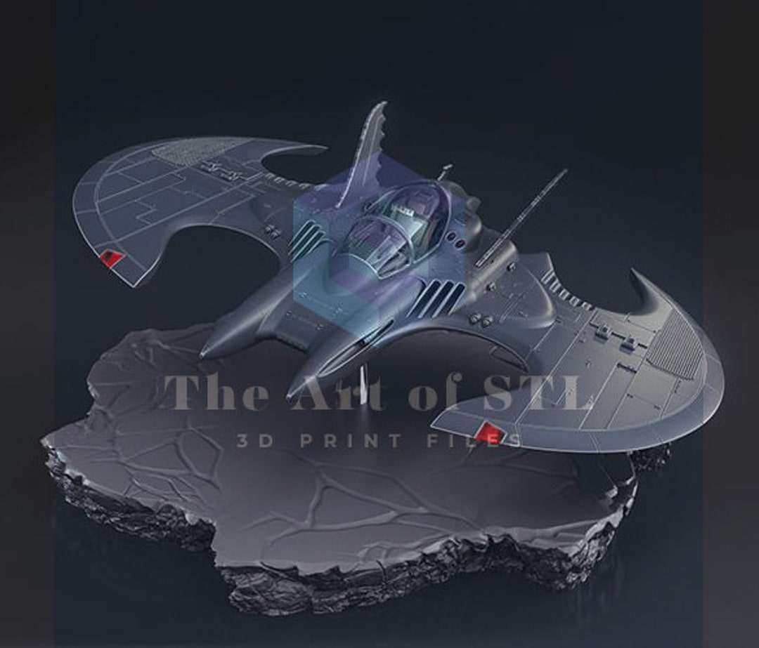 Batwing 1989 Stl Files Batwing 3D Model for 3D Printing Batwing
