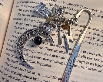 Hand-Stamped Fourth Wing Bookmark Hook