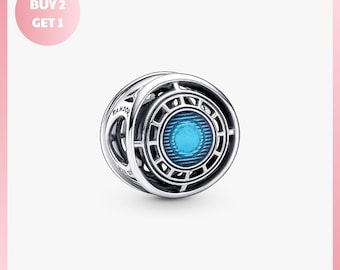 Charm Bracelet Bead, Marvel Avengers Iron Man Arc Charm, Marvel Avengers Jewelry, Marvel Avengers Iron Jewelry, Avengers Iron Jewelry