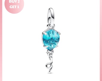 Charm Bracelet Bead, Final Sale Blue Murano Glass Charm, Final Sale Jewelry, Final Sale Blue Jewelry, Sale Blue Jewelry, Blue Murano Jewelry