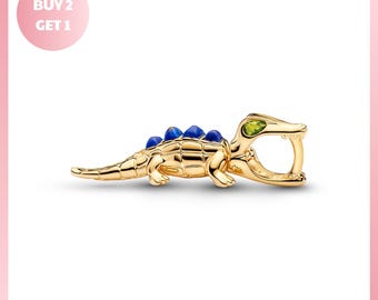 Charm Bracelet Bead, Alligator Charm, Gift for Her