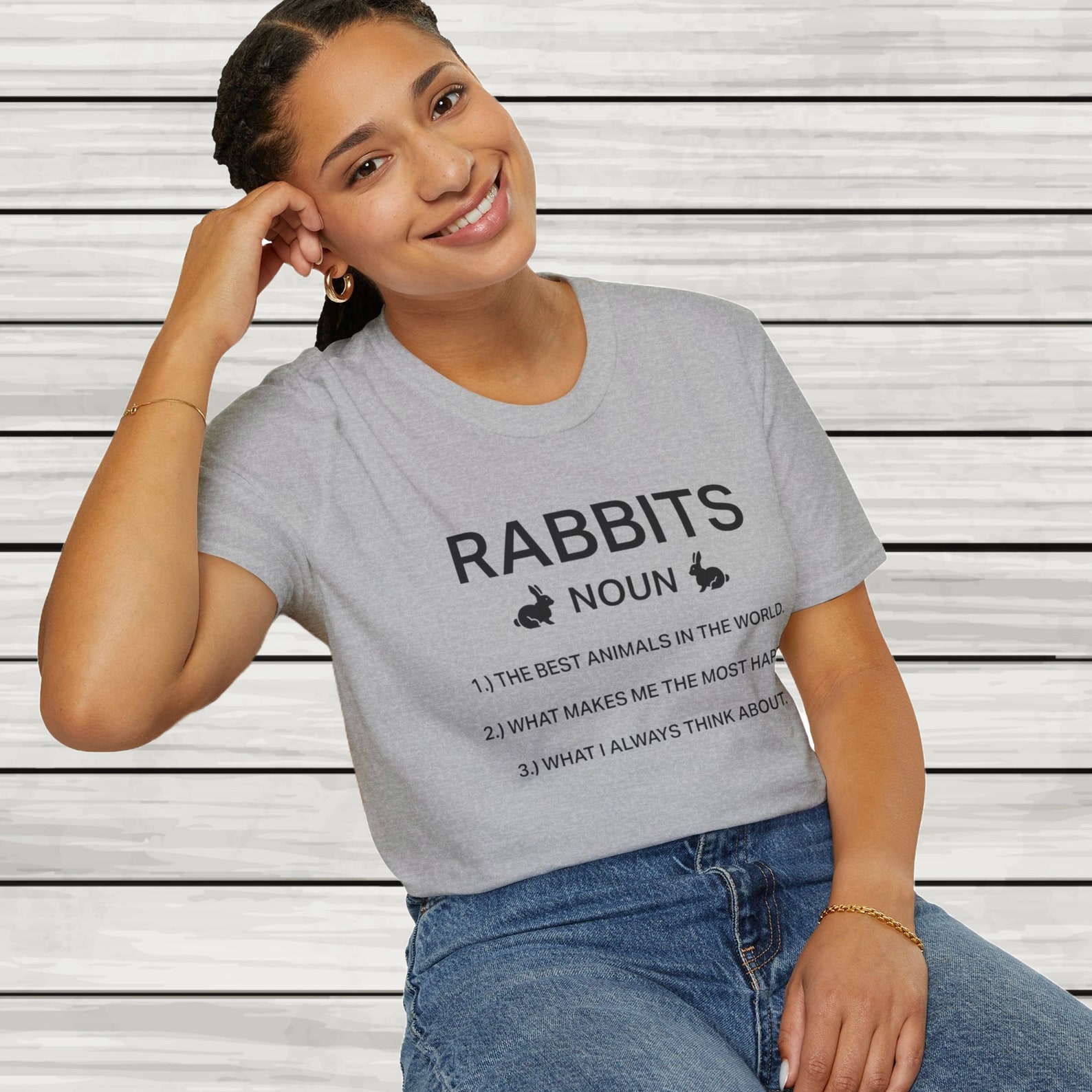 Custom Rabbit Shirt for Rabbit Lover Personalized Gift for Adult ...