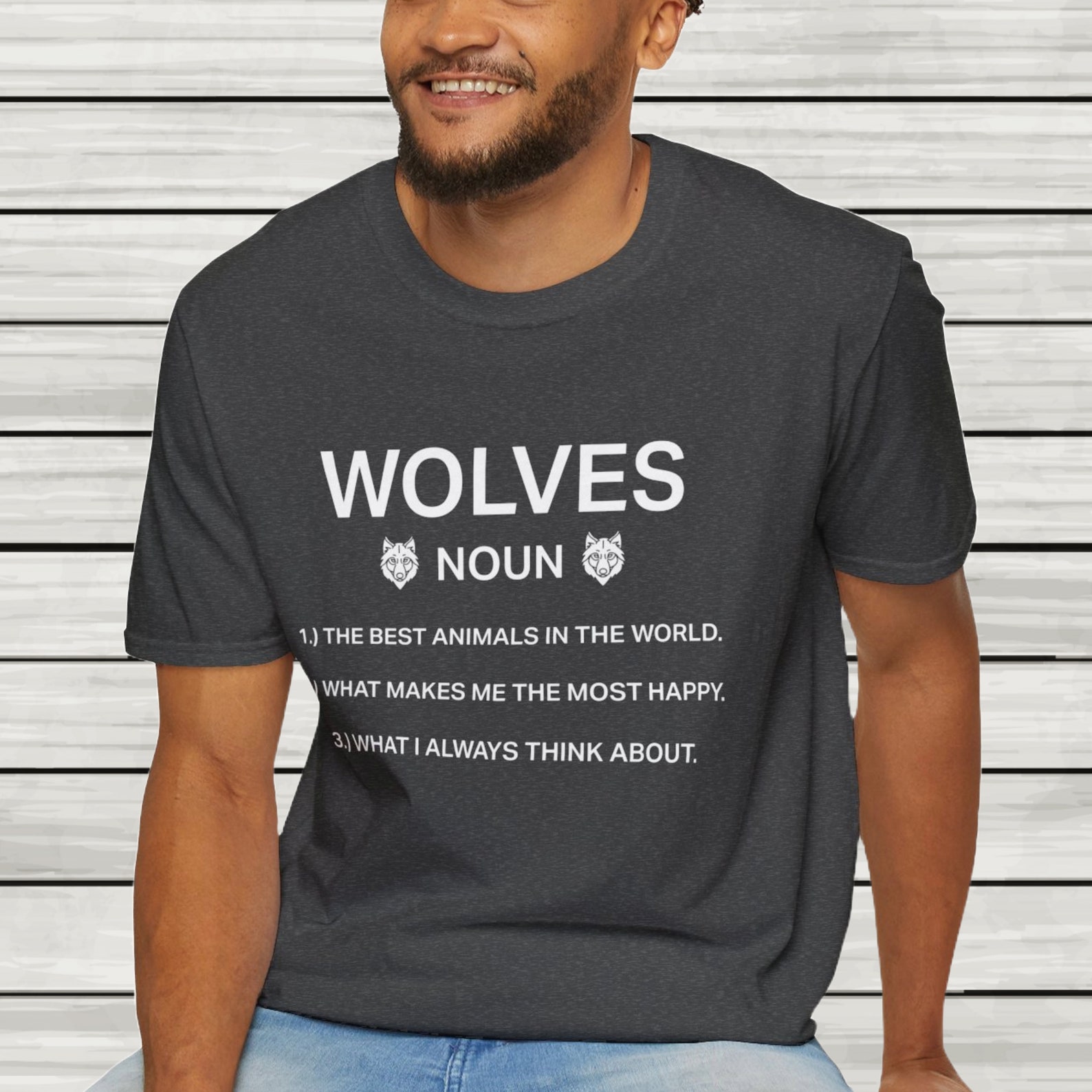 Custom Wolf Shirt of Definition of Wolves Funny T-shirt for Wolf Lover ...