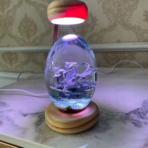 Sagittarius Epoxy Resin Egg with Internal Light, Birthday gift,Epoxy Resin Lamp zdjęcie 6