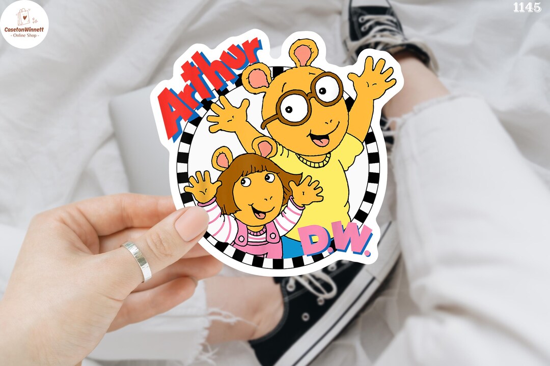 Arthur Show Inspired Waterproof Vinyl Stickers, Nostalgic TV Stickers ...