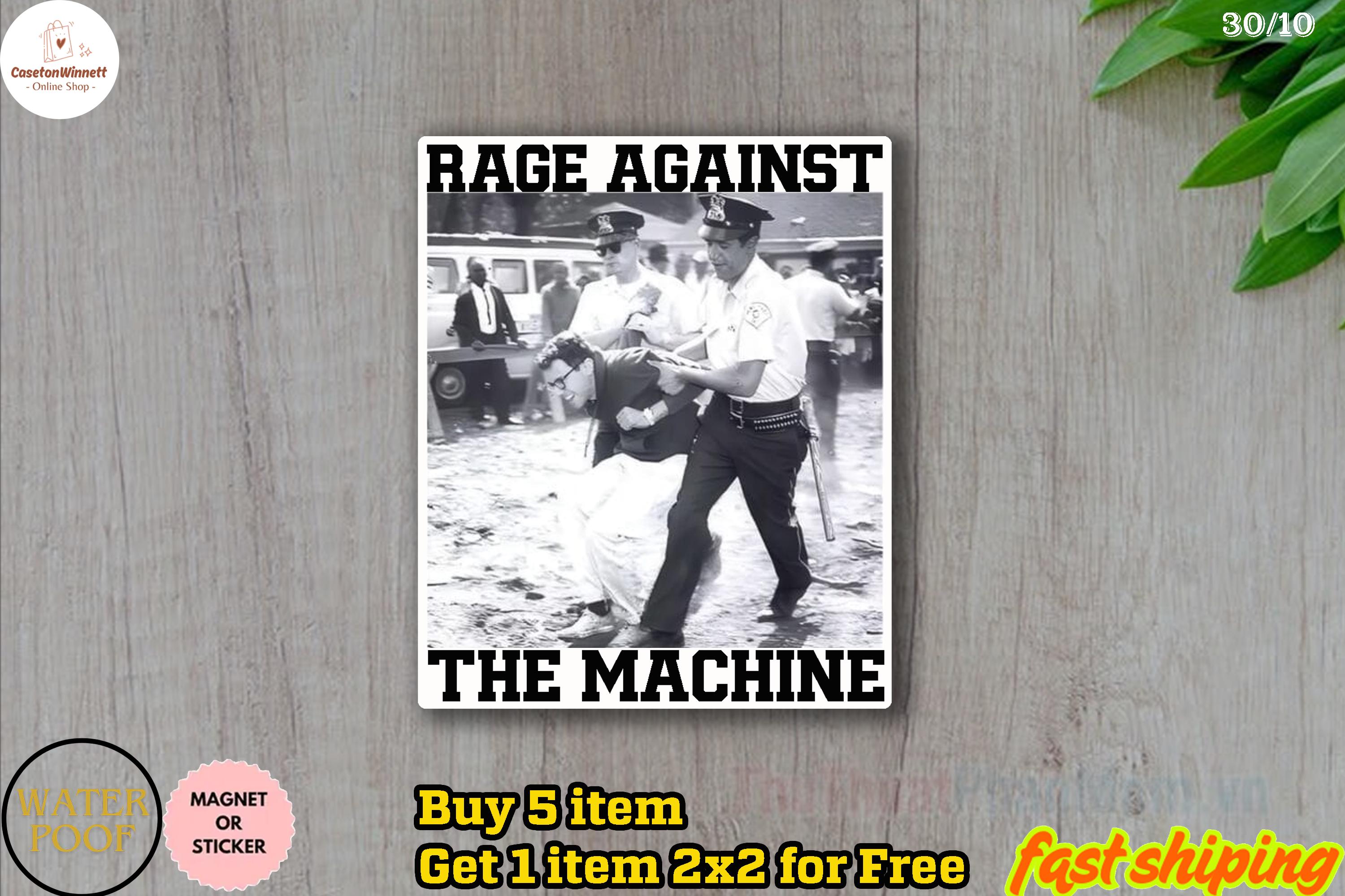 Rage against the machine sticker - Etsy 日本