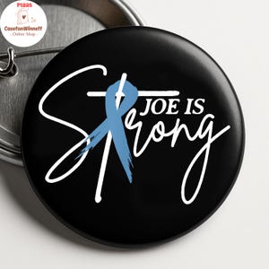 Biden is Strong Pinback Button in 3 Größen, Support Joe Biden Pin, Pray for Joe Pin, I&#39;m with Joe Biden Pin, Standing with Joe Pin