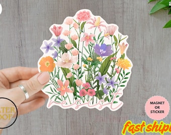 Resist Floral Sticker/Car Magnet, Resist Sticker, Anti Oligarchy, Anti Trump Stickers, Subtle F Trump Sticker, FDT Sticker, Resistance