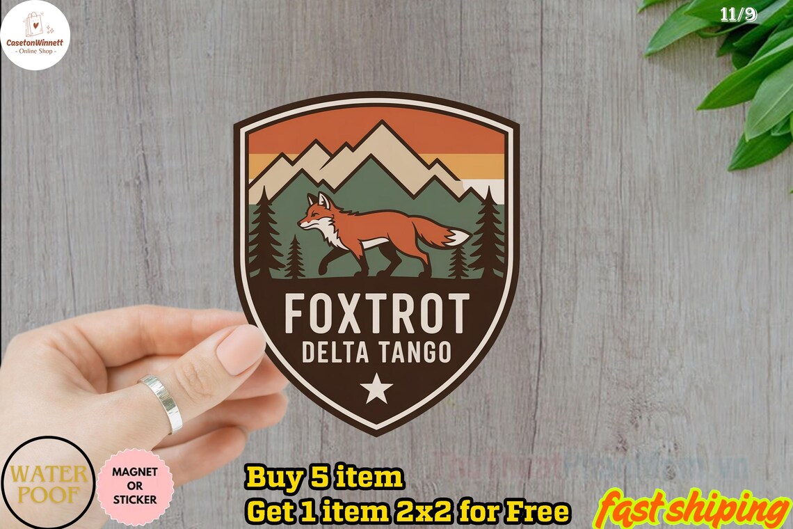 Fdt Sticker Foxtrot Delta Tango Die Cut Sticker/car Magnet, Funny, Liberal ...
