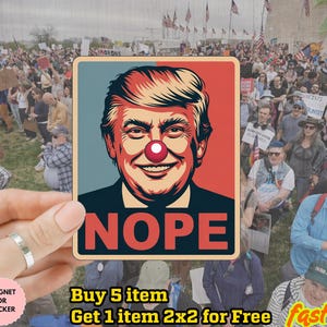 Anti Trump Sticker/Car Magnet, Vinyl Sticker, Subtle F Trump Sticker, Anti Trump Sticker, Political Feminist Gifts, Liberal Democrat Sticker