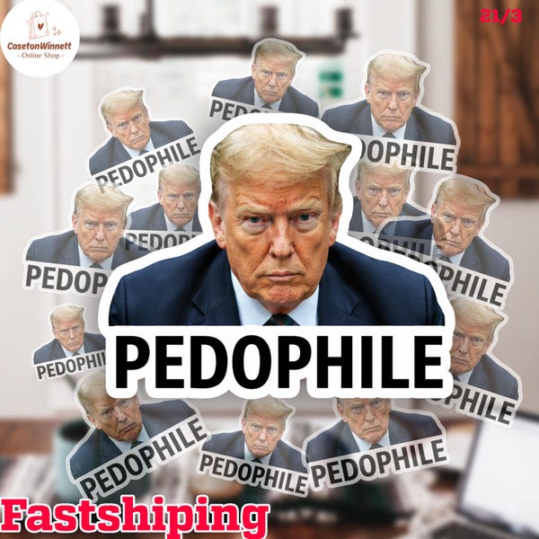 Sticker Pack Pedophile Protectors, Anti-Trump and Epstein, Anti-Republican, Liberal Political Republicans Protect Pedos