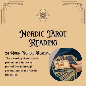 Lectura De Cartas Del Tarot Nórdico, Orientación Espiritual, Sabiduría Nórdica, Predicciones Del Tarot, Predicciones Psíquicas, Adivinaciones Nórdicas, Astrología