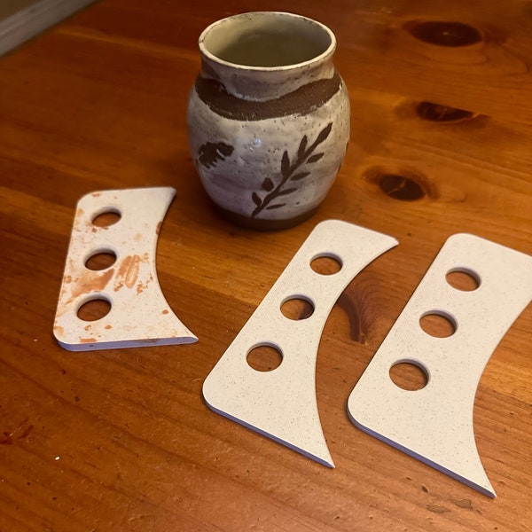 Pottery Rib Tool Vase 3D Print