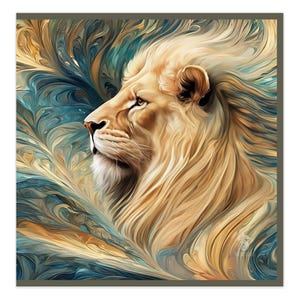 Animali fantastici - Biglietto d'auguri "Sansone di Lione"