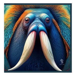 Animali fantastici - Biglietto d'auguri "Tusker"