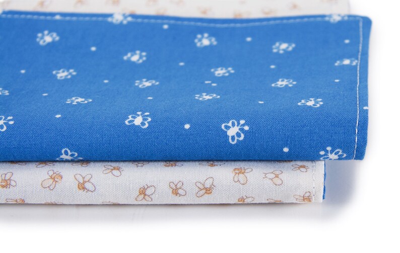 Butterfly Fabric Napkins, Set of 4, Blue Cotton Cloth Napkins, For Easy Family Dinners, Picnics and Lunchboxes, Eco Friendly and Washable image 5