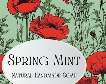 Spring Mint Natural Handmade Soap