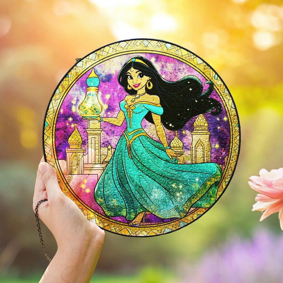 Disney Lolita Stemless Glass Jasmine 'Let Your Dreams Soar'