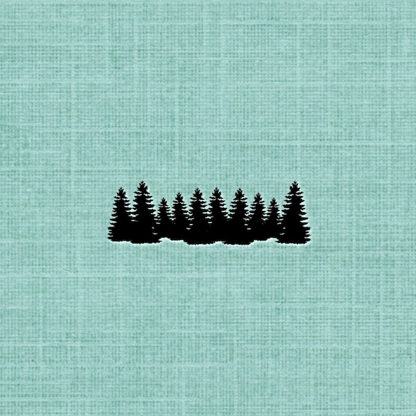 Pine Tree Stamp - Etsy