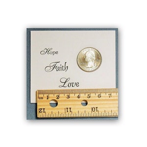 Glaube, Liebe, Hoffnung Stempelset - Christ, Hochzeit, Jubiläum, Stempel ohne Passepartout