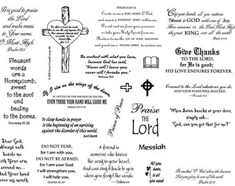 Scripture Stamps Etsy