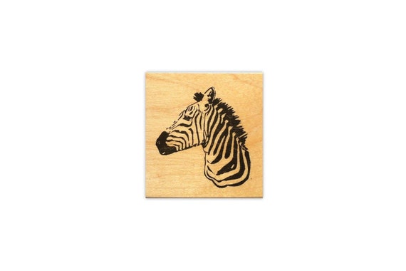Zebra Buste Afrika Montiert Stempel Safari Afrikanische Etsy