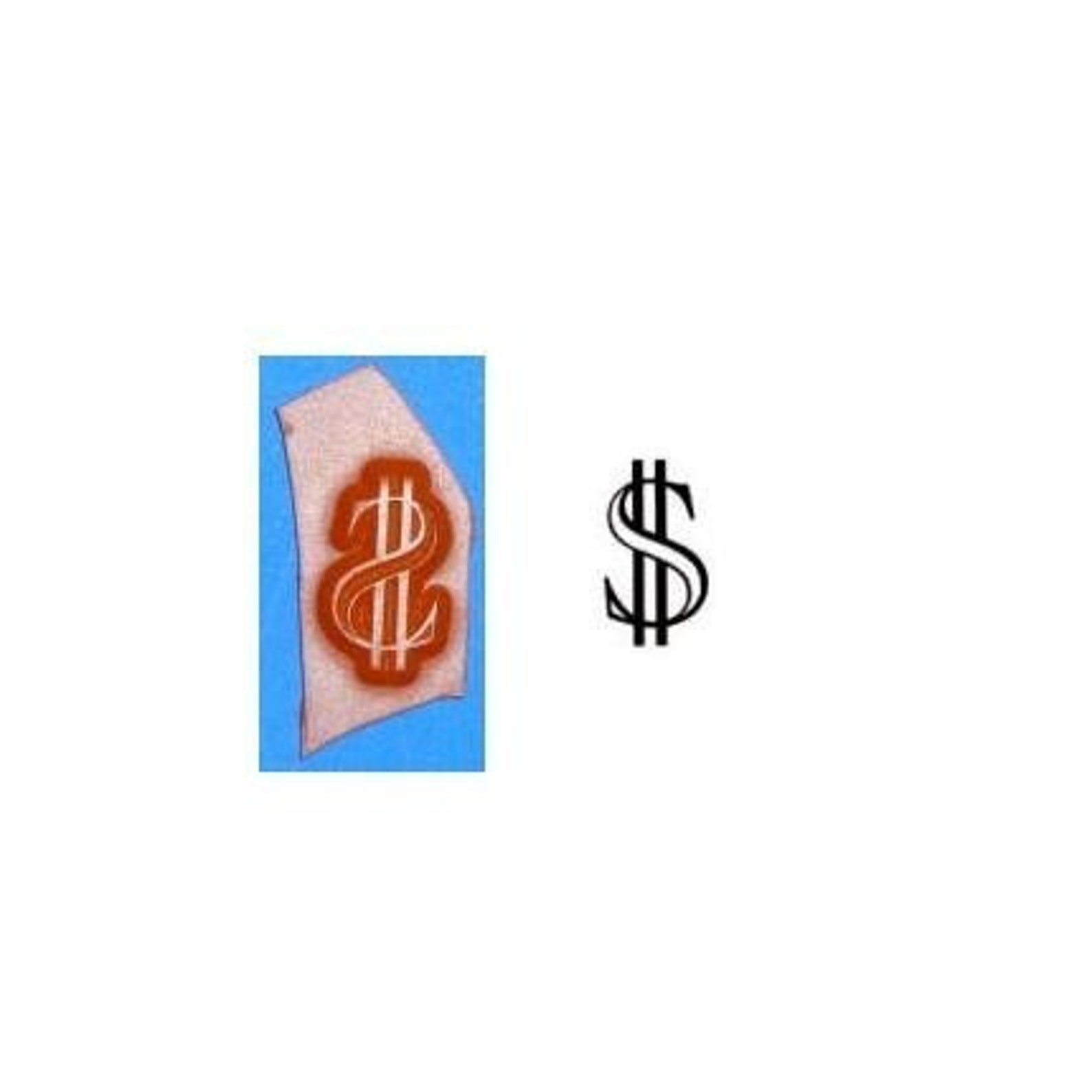 DOLLAR SIGN Unmounted Money Rubber Stamp United States Etsy
