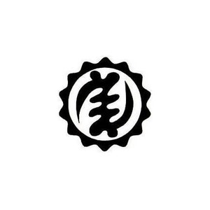 GOD ADINKRA Afrikaanse Rubberen Stempel Unmounted - Nyame ye Ohene - God is Koning - Tribal Symbool - Travel Journal Stamp - Sweet Grass Stamps #17