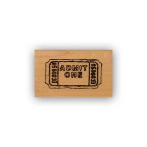 Kinokarte lg. montierter Stempel, Journal oder Planer Stempel, Datum Nacht, Crazy Mountain Stamps #8