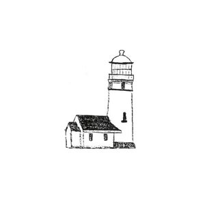 Lighthouse UNMOUNTED Rubber Stamp - CMS #2