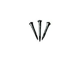 3 Nails unmounted rubber stamp Christian symbol, religious Easter, Jesus Christ, Sweet Grass Stamps No.11