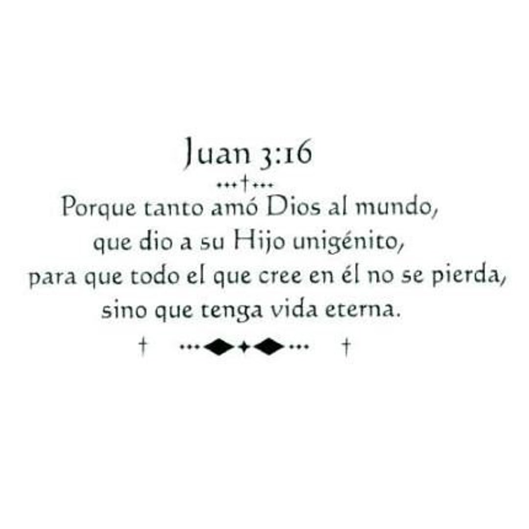 JUAN 3-16 en español SIN MONTAR sello de goma, versículo bíblico,  escritura, estampilla, verso de la Biblia, cristiano, Sweet Grass 