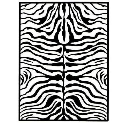 ZEBRA STRIPES Background UNMOUNTED African tribal rubber | Etsy