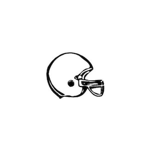 FUßBALLHELM unmontiertes Stempelgummi, Highschool / Collegesport, Männer, maskulin, Sweet Grass Stamps #14