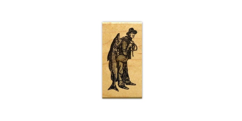 masculine cards #14 LUMBERJACK unmounted rubber stamp
