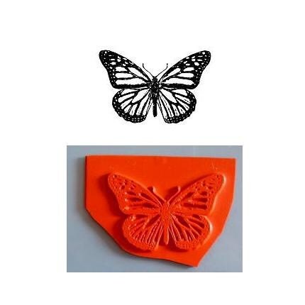 Wallpaper Butterfly #2 Unmounted  Clear Stamp Approx 75x75mm Background 