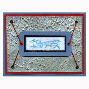 Horse and Sleigh Mounted Rubber Stamp Winter Ride Christmas Holiday 7 imagem 2