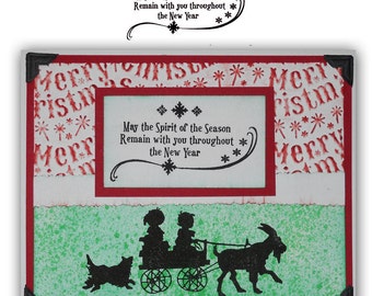 Spirit of the Season UNMONTIERTER Gummistempel, Weihnachtszitat Nr. 19