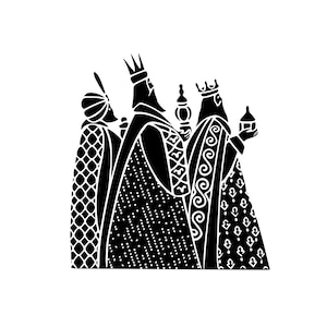 Stempel 3 Könige / Weiser Unmontiert - Religiöse Weihnachten #26
